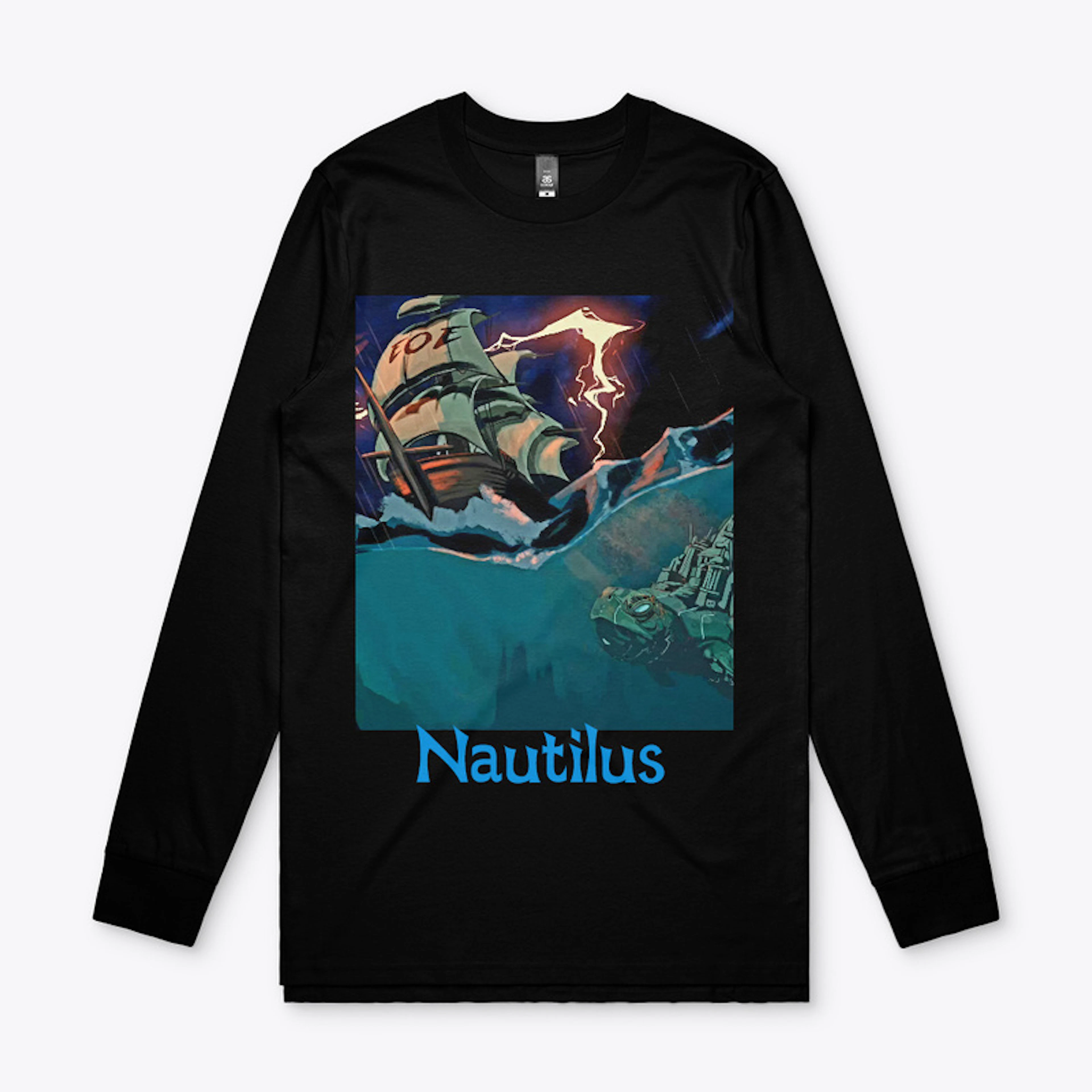 mens Nautilus art long sleeve 