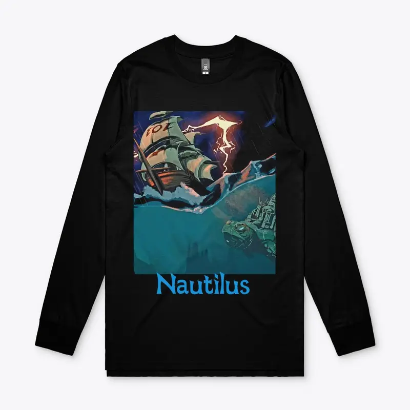 mens Nautilus art long sleeve 